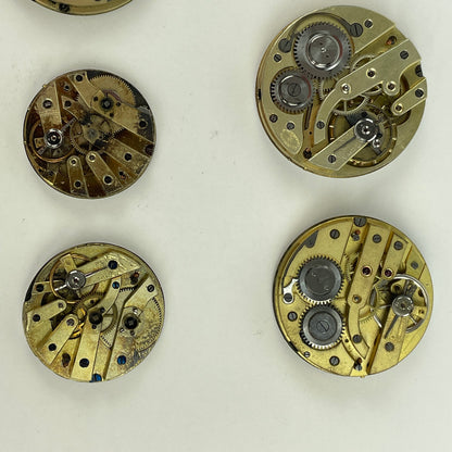 Nov Lot 62- Swiss Pocket Watch Movement Assortment (10)