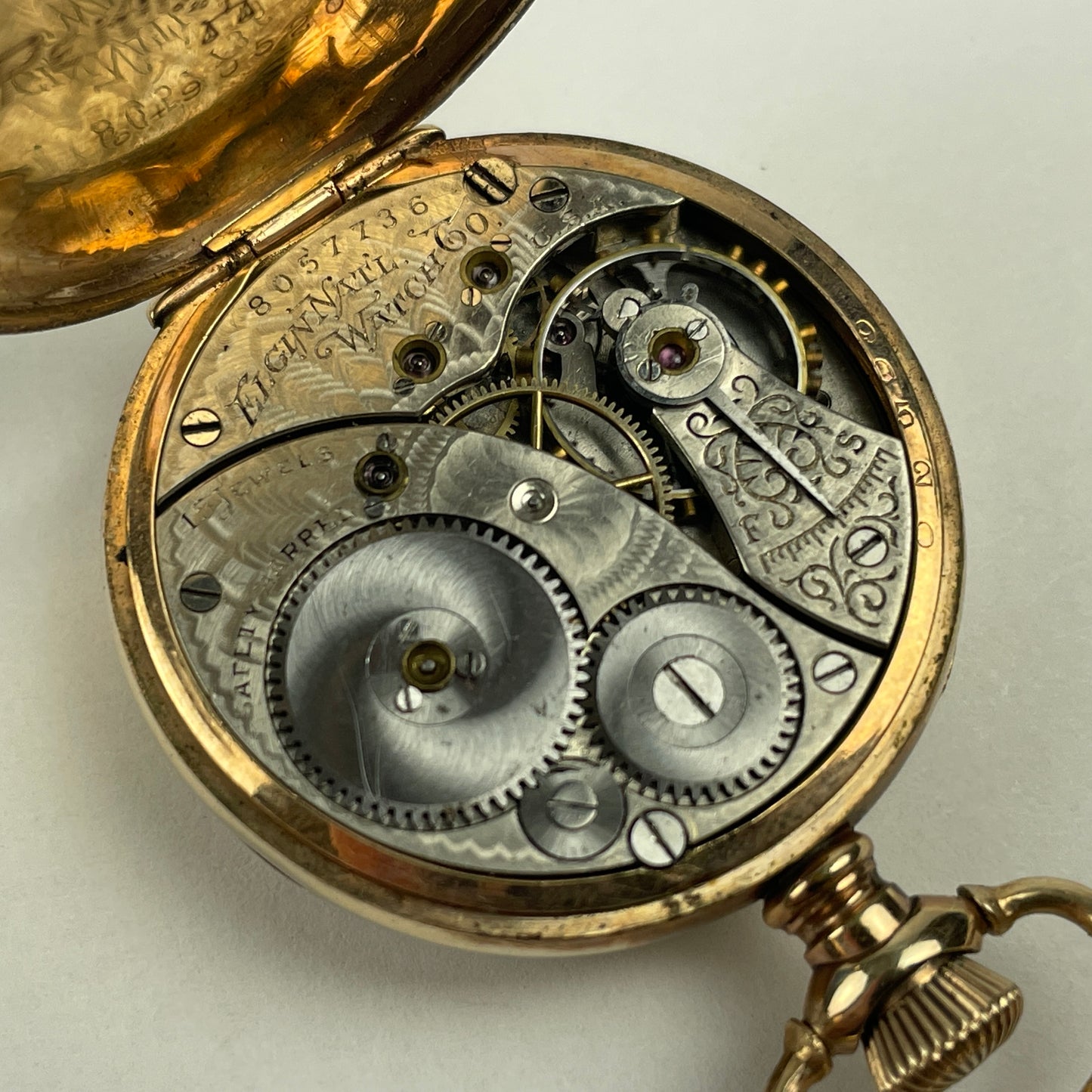 Nov Lot 14- Elgin|0s|203|Gold-Filled Pocket Watch