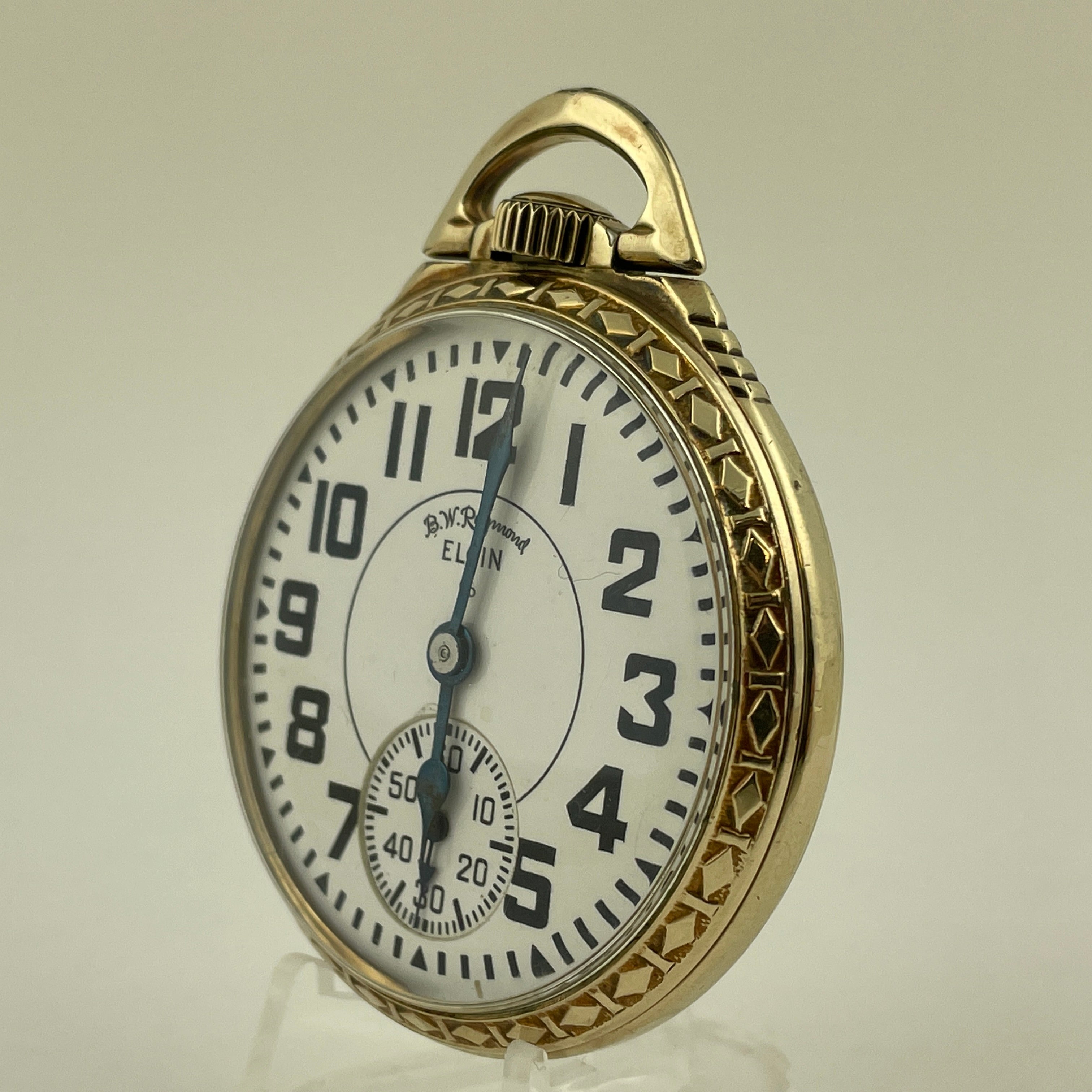 Bw raymond elgin pocket on sale watch