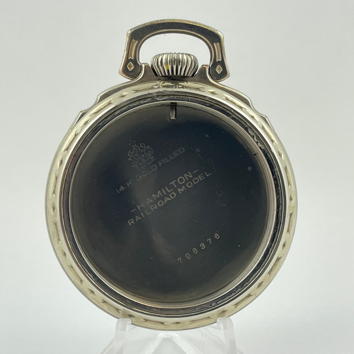 Hamilton WGF 16 Size Railroad Pocket Watch Case Model 6