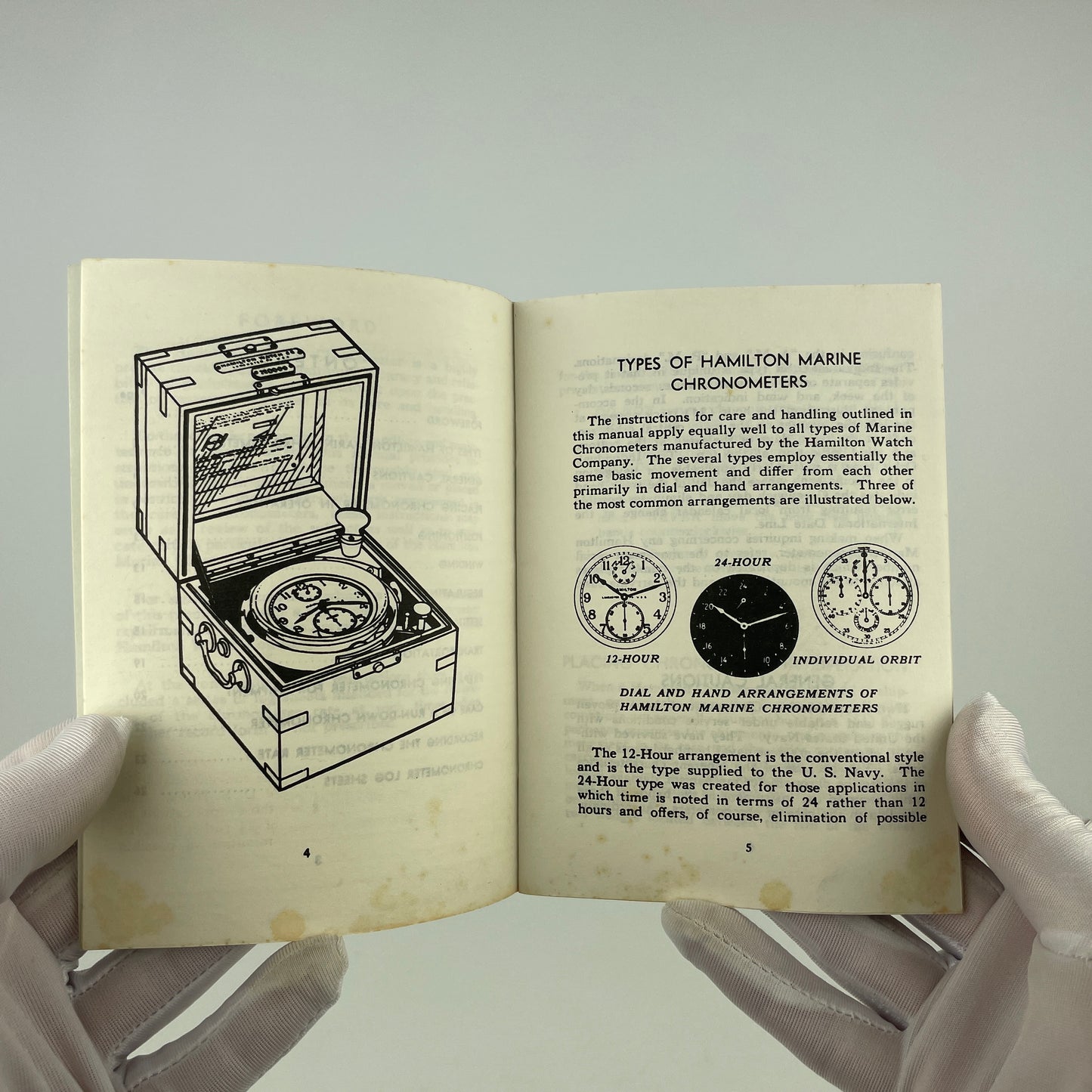 Hamilton Marine Chronometer Care Manual