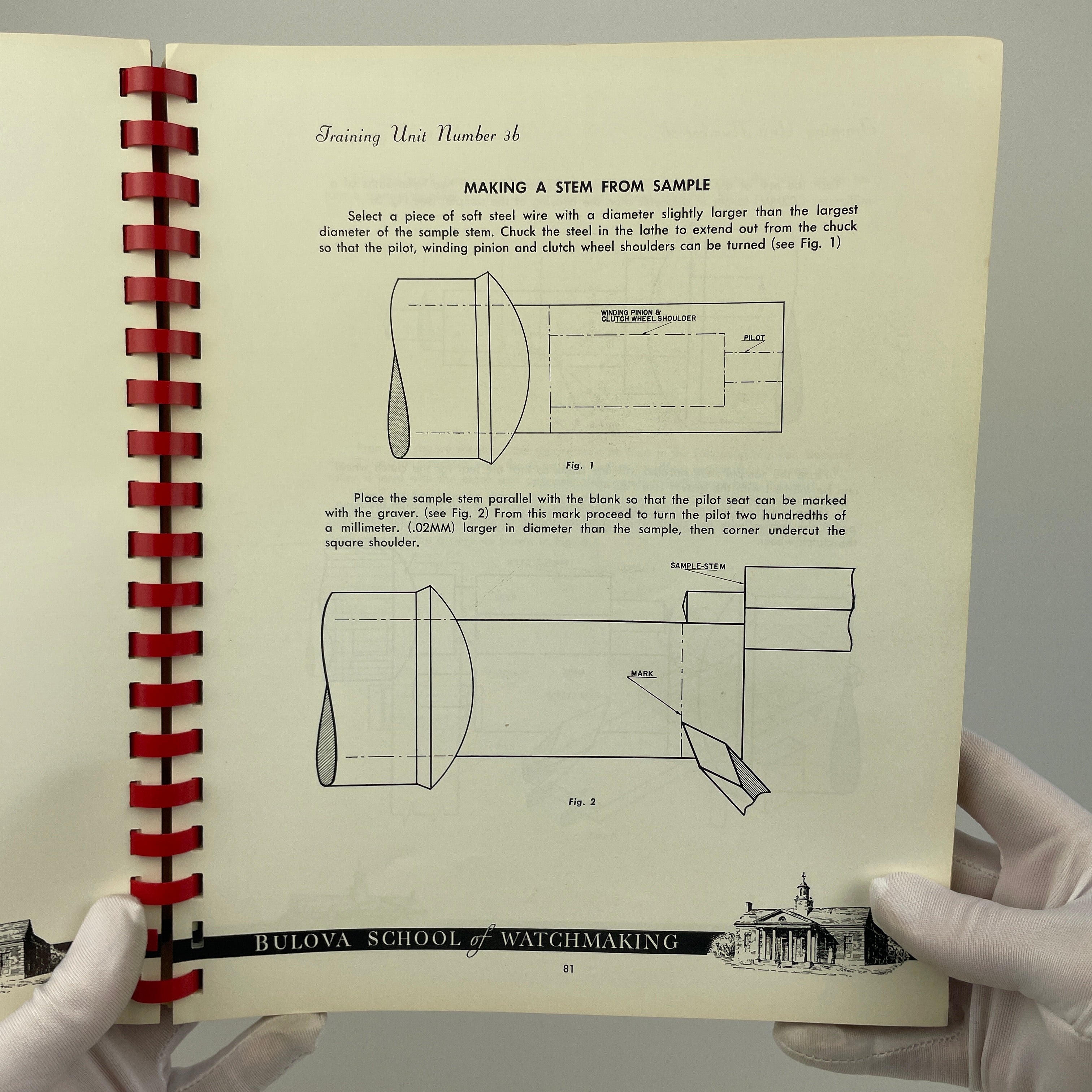 The Joseph Bulova School of Watchmaking Training Units watchpartsrus