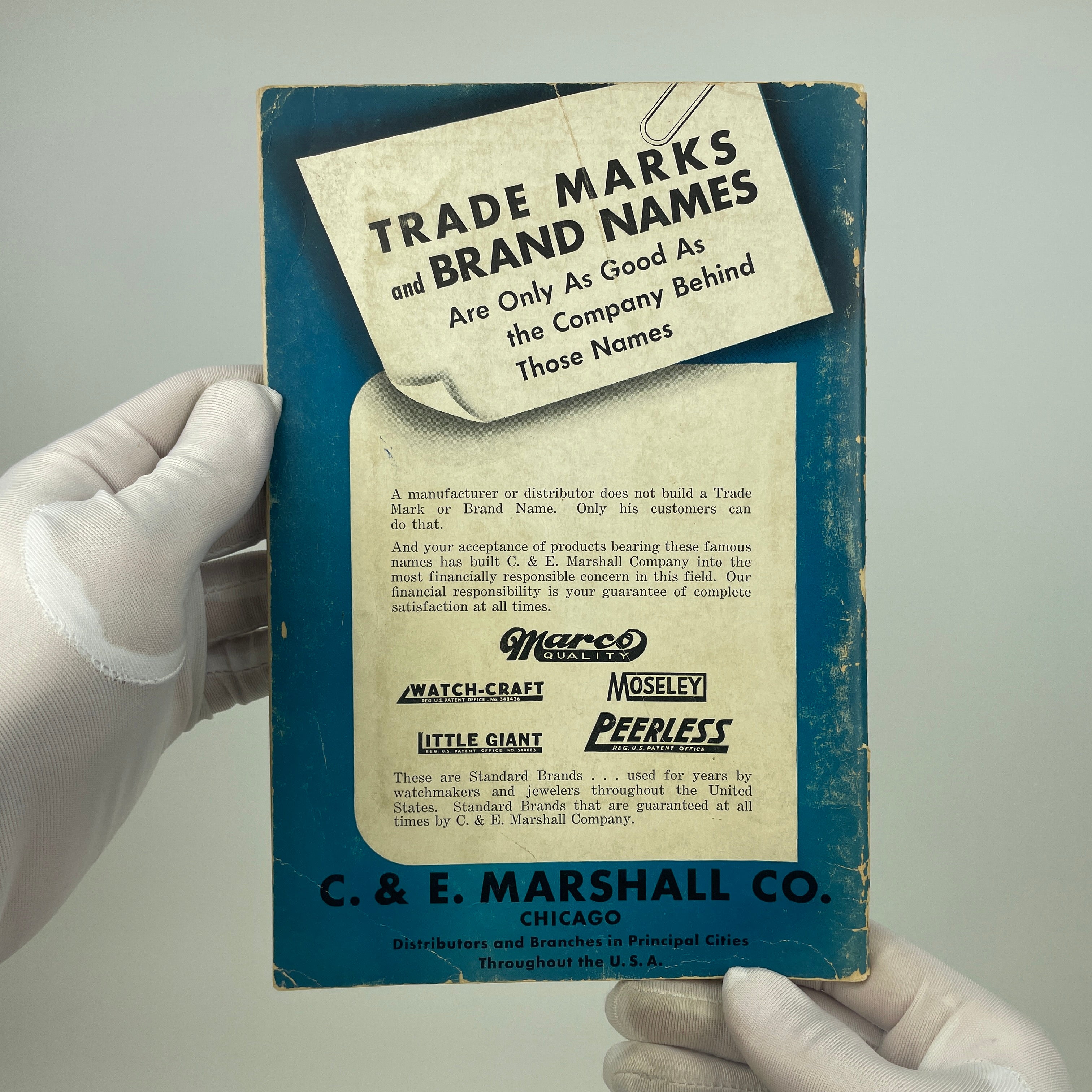 Jan Lot 13 Marshall & Newall Fingerprint Catalog & Handy Parts Catalo