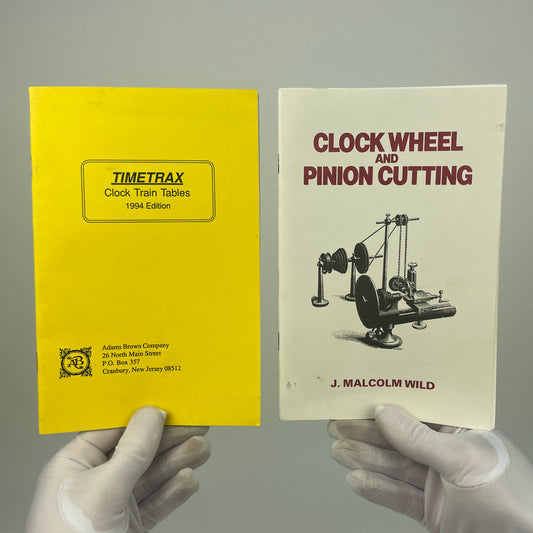 Jan Lot 32- Clock Wheel & Pinion Cutting Catalog