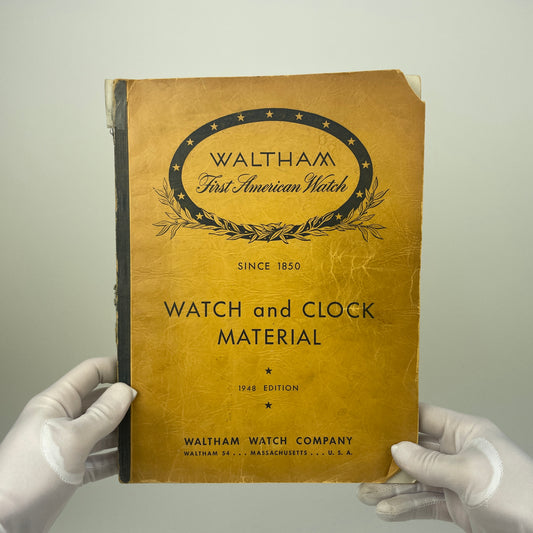 Jan Lot 34- Waltham and Clock Material Catalog, 1948 Edition