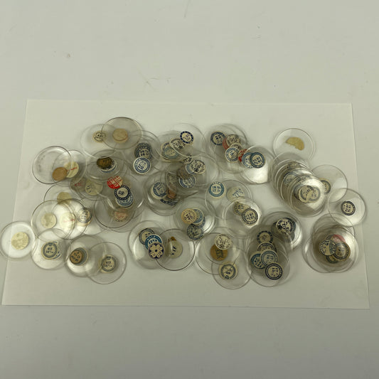 Jan Lot 18- 100 Glass 12 & 16 Size NOS Pocket Watch Crystals
