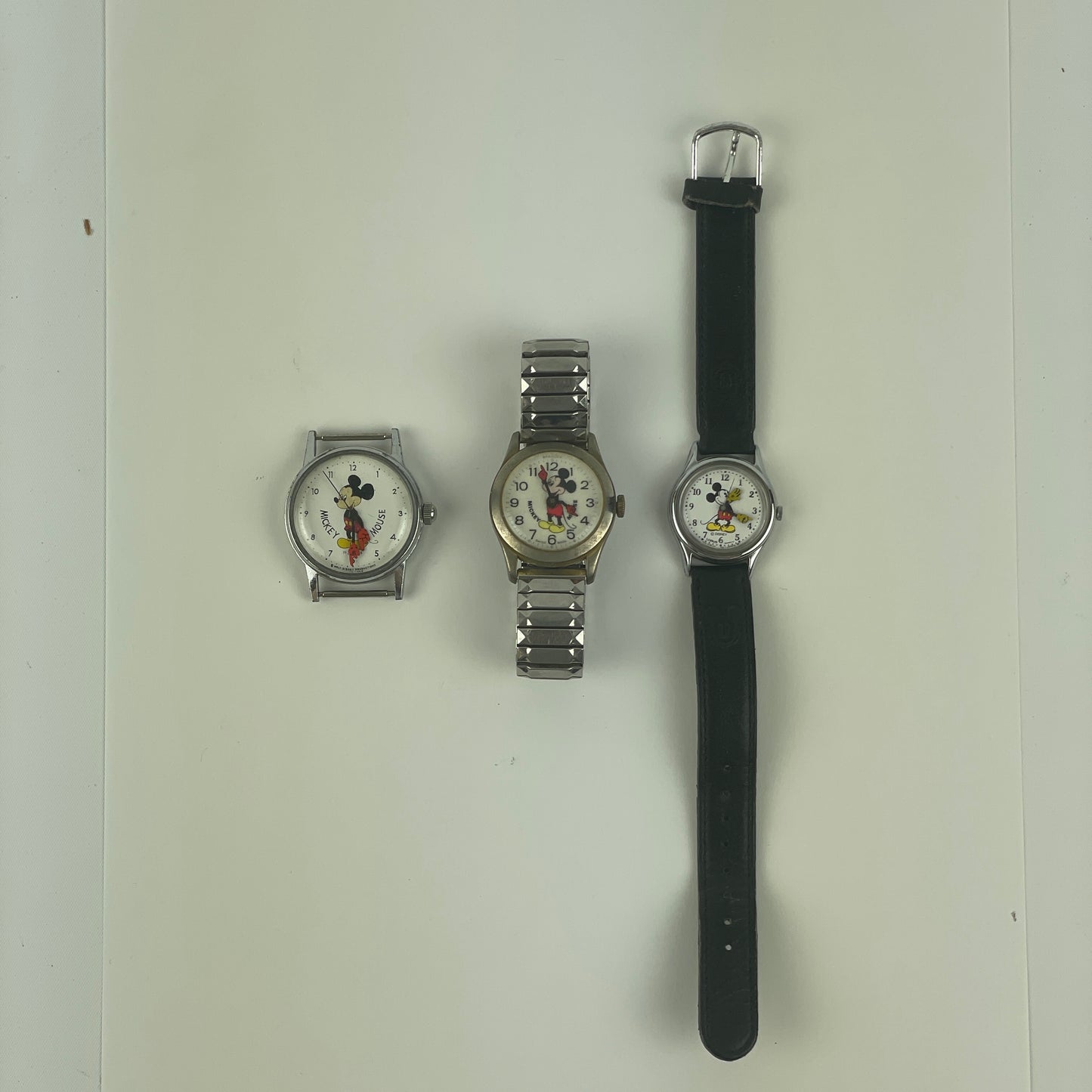 Jan Lot 48- Mickey Mouse Mechanical & Quartz Wristwatches