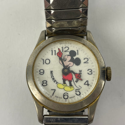 Jan Lot 48- Mickey Mouse Mechanical & Quartz Wristwatches