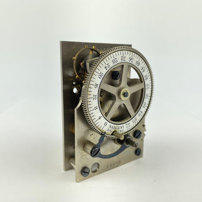 Jan Lot 50- Sargent bank Vault Clock