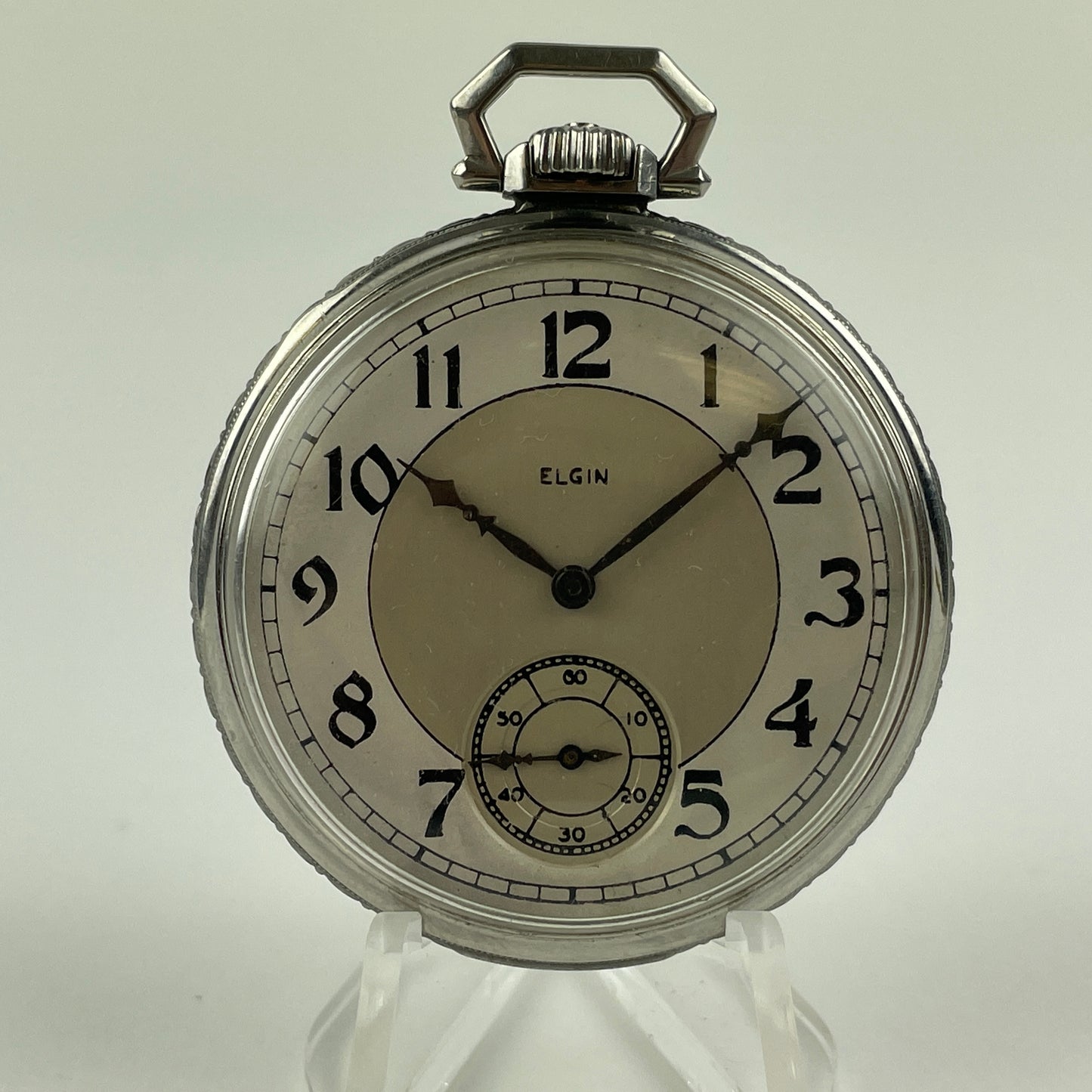 Jan Lot 69- Elgin 12 Size 7 Jewel Pocket Watch