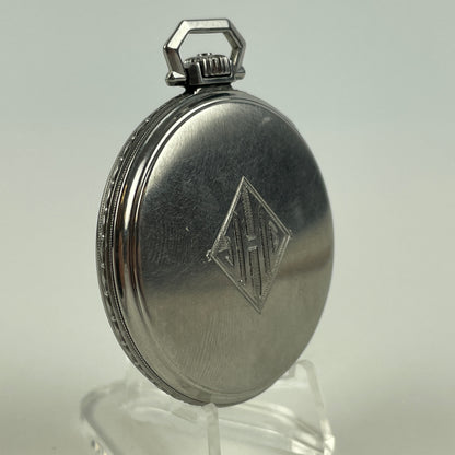 Jan Lot 69- Elgin 12 Size 7 Jewel Pocket Watch