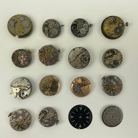 Jan Lot 71- Men’s Swiss Vintage Mechanical Wristwatch Movements