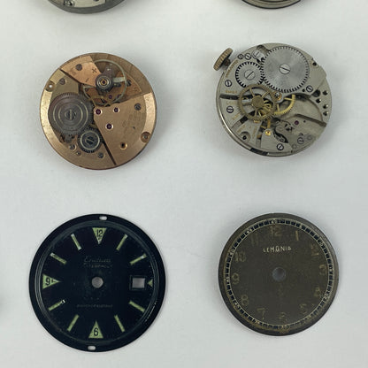 Jan Lot 71- Men’s Swiss Vintage Mechanical Wristwatch Movements