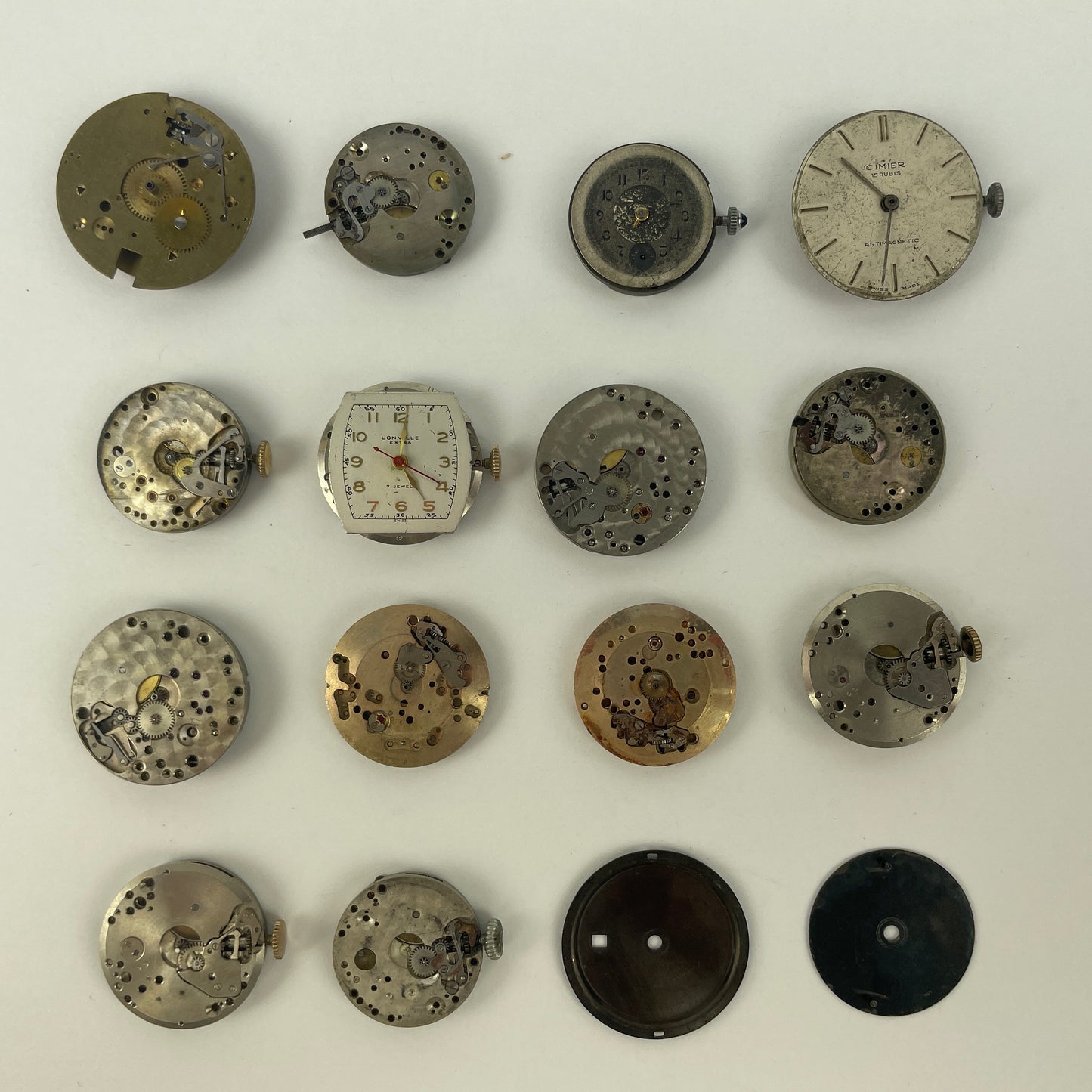 Jan Lot 71- Men’s Swiss Vintage Mechanical Wristwatch Movements