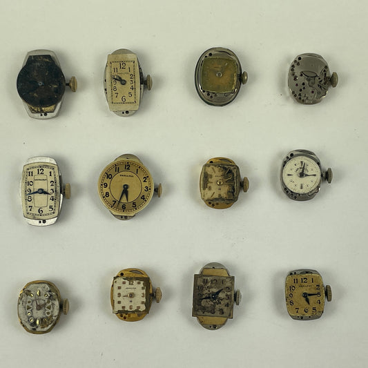 Jan Lot 72- Hamilton Ladies' Vintage Mechanical Wristwatch Movements