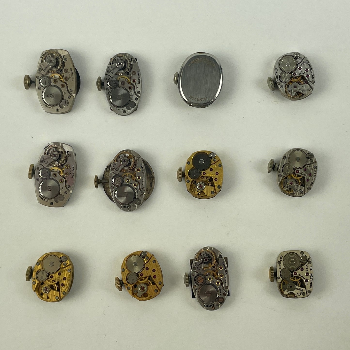 Jan Lot 72- Hamilton Ladies' Vintage Mechanical Wristwatch Movements