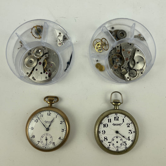 Jan Lot 84- Waltham Pair of 16 Size Pocket Watch Disassembled Movements