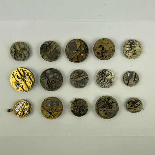 Jan Lot 86- Swiss Pocket Watch Movements (15)