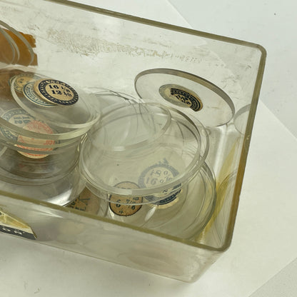 Jan Lot 97- Glass Crystal Assortment for 12 to 18 Size Pocket Watch Cases