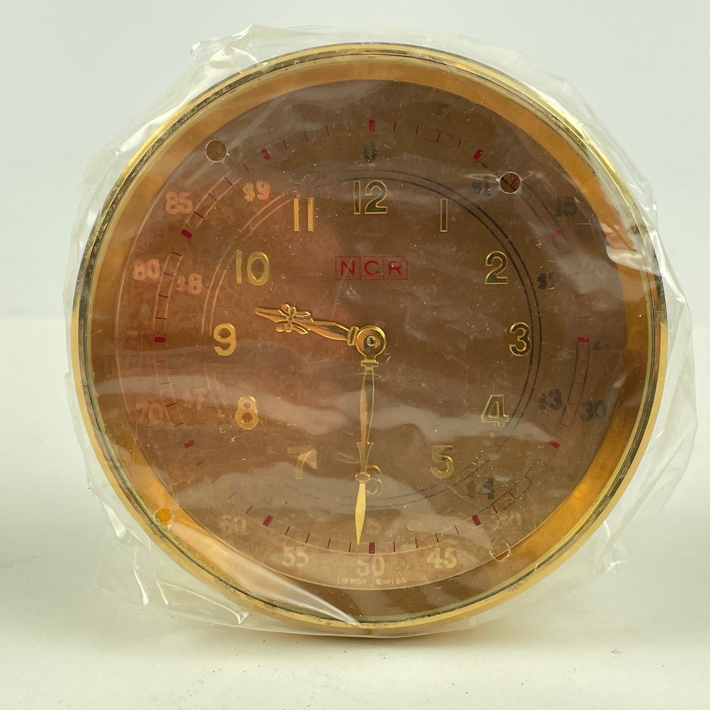 Jan Lot 106- Swiss 8-Day Mechanical NOS 24 Hour Dial for NCR Company Clock.