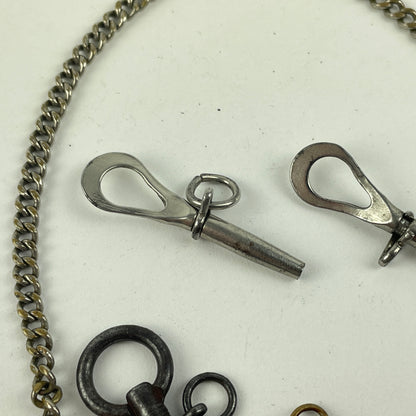 Jan Lot 110- Six English Antique Pocket Watch Keys