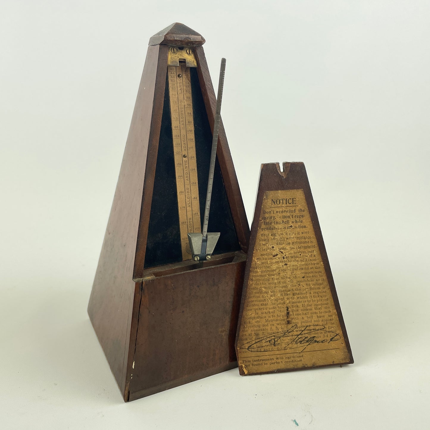 Jan Lot 128- Vintage Mechanical Metronome