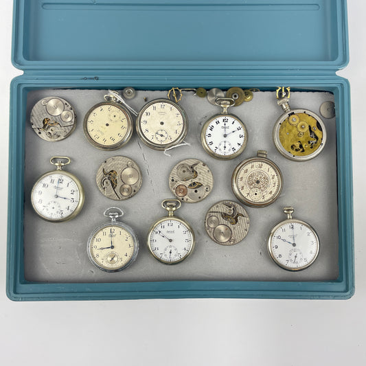 Jan Lot 148- Selection of Twelve Pocket Watches & Parts