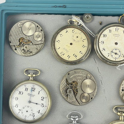 Jan Lot 148- Selection of Twelve Pocket Watches & Parts