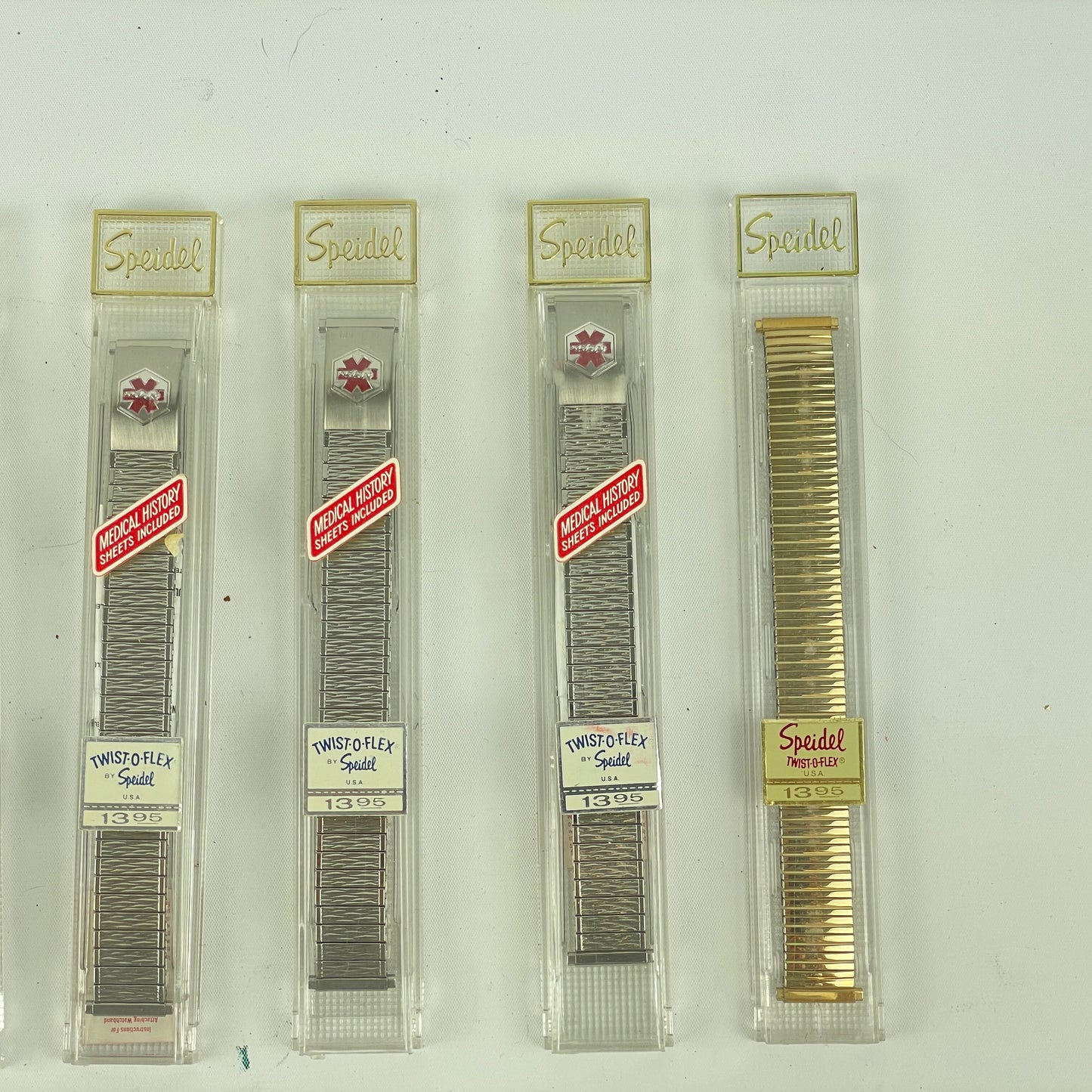 Jan Lot 152- Men’s Assortment of Ten Vintage NOS Metal Wristwatch Bracelets