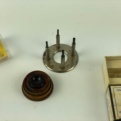 Lot 47-  Watchmaker's Vintage Benchtop Tools