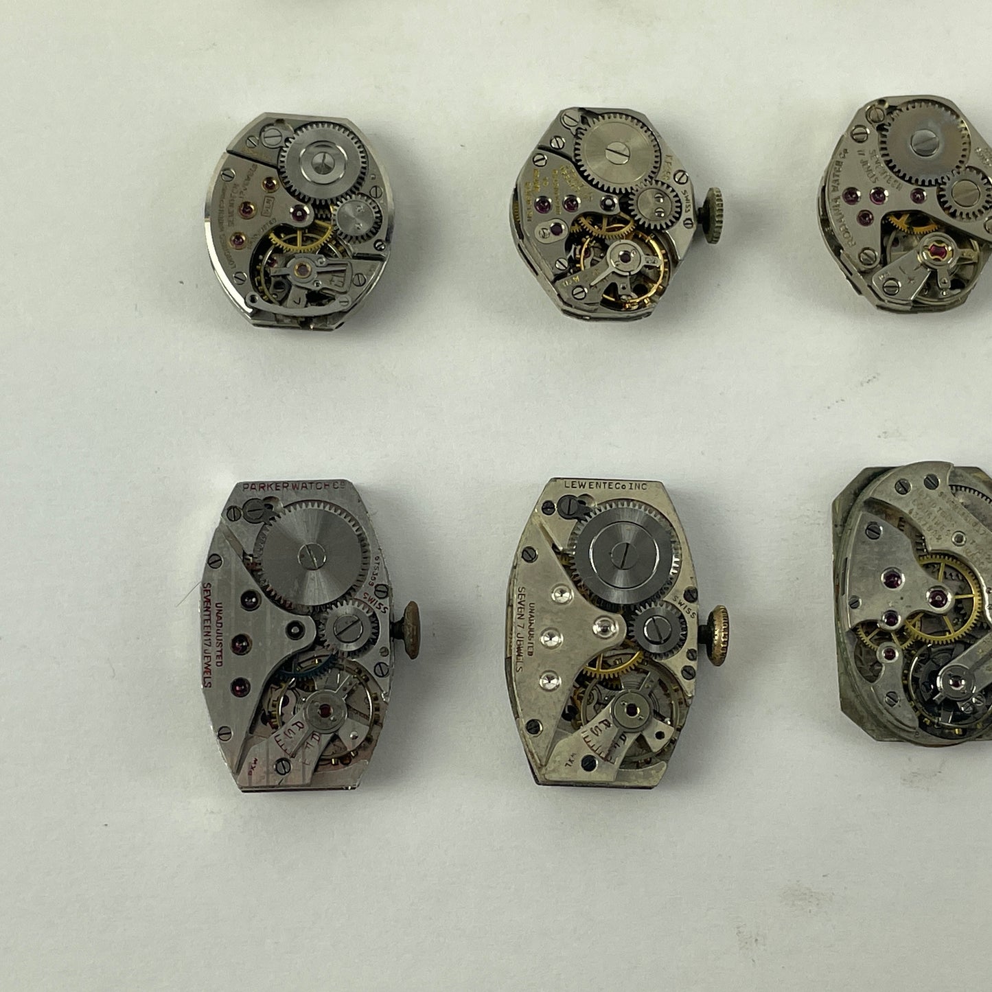 Lot 55- Swiss Ladies' Fancy Mechanical Wristwatch Movements