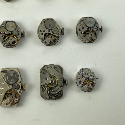 Lot 55- Swiss Ladies' Fancy Mechanical Wristwatch Movements