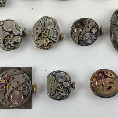 Lot 46- Swiss & American Ladies' Wristwatch Movements