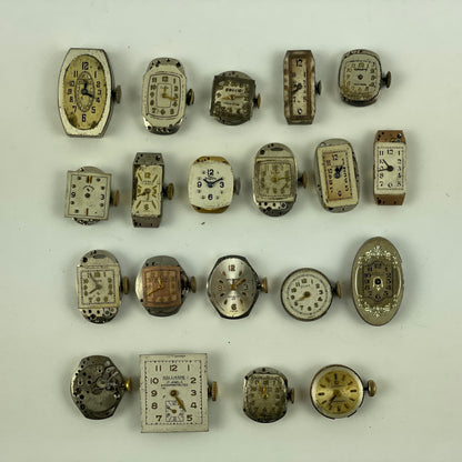 Lot 46- Swiss & American Ladies' Wristwatch Movements