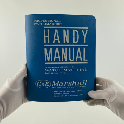 Lot 16- C&E Marshall Professional Watchmakers’ Handy Manual