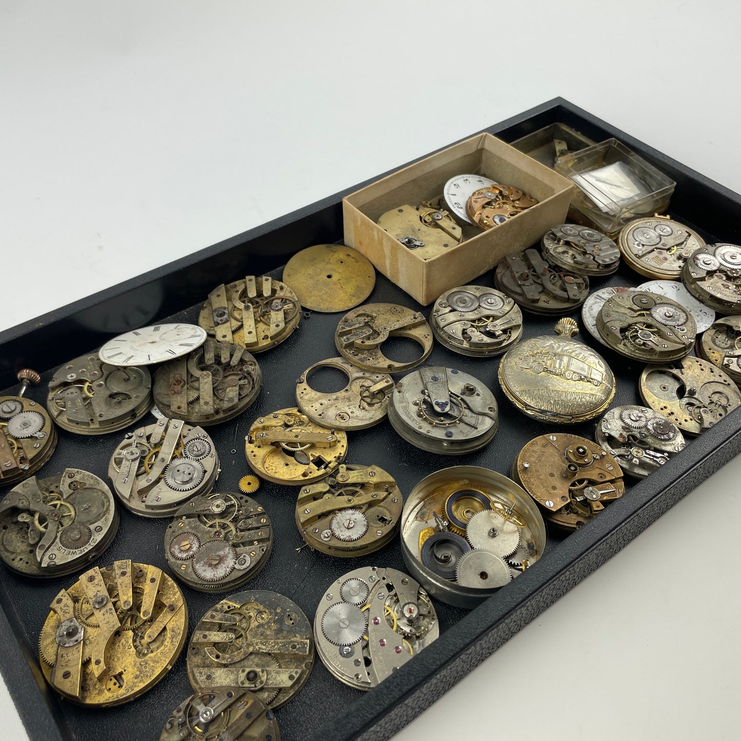 Lot 88- Swiss Pocket Watch Parts Movements