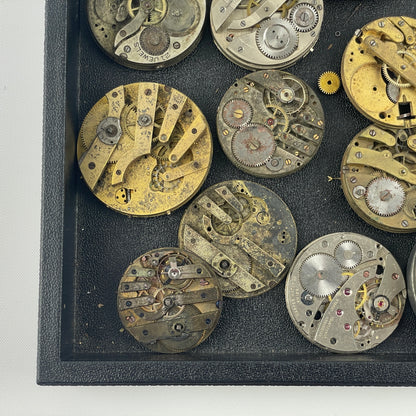 Lot 88- Swiss Pocket Watch Parts Movements