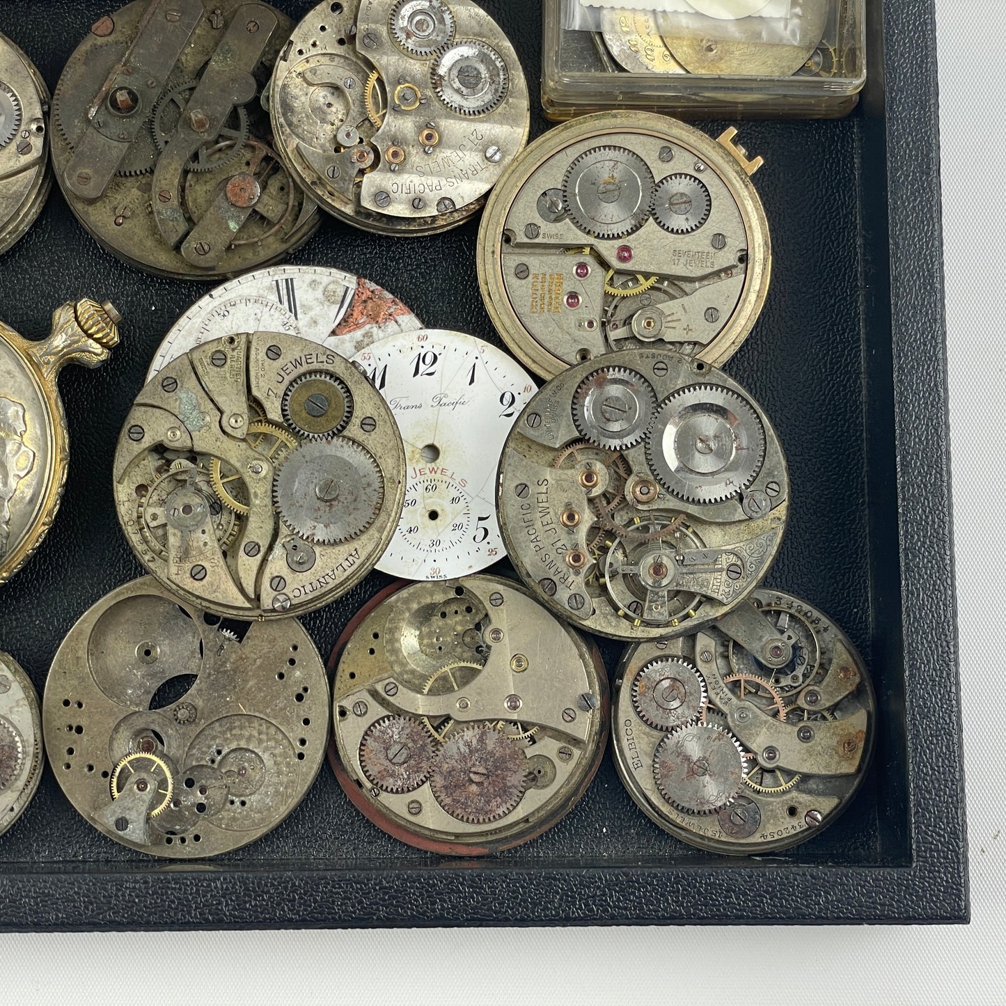 Lot 88- Swiss Pocket Watch Parts Movements