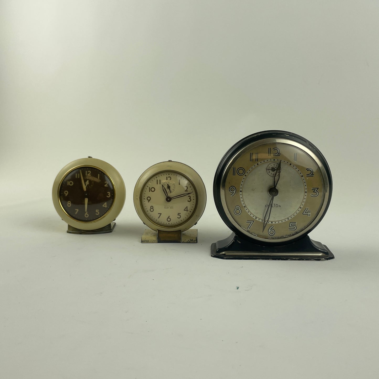 Lot 117- Westclox & Chilton Desktop Alarm Clocks