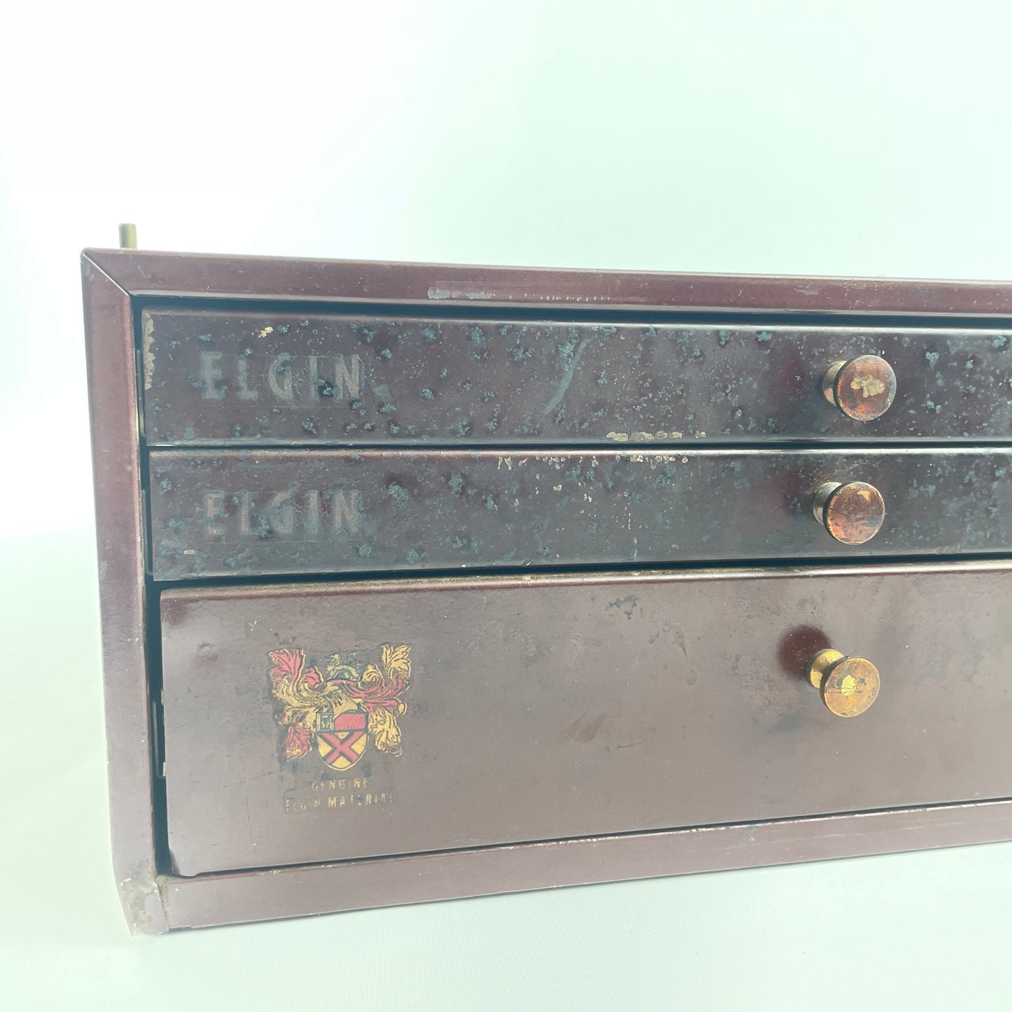 Lot 18- Genuine Elgin Factory Parts Cabinet