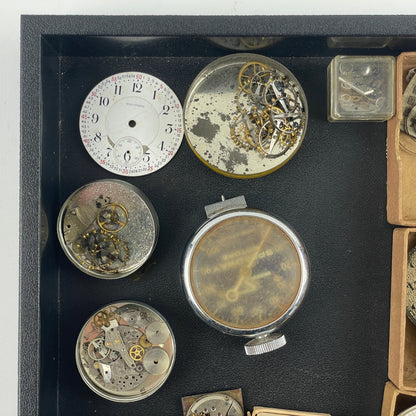 Lot 109- American & Swiss Parts Movements