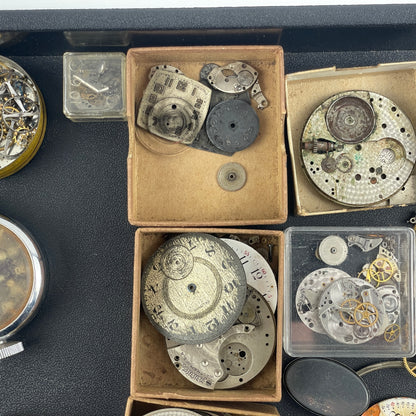 Lot 109- American & Swiss Parts Movements