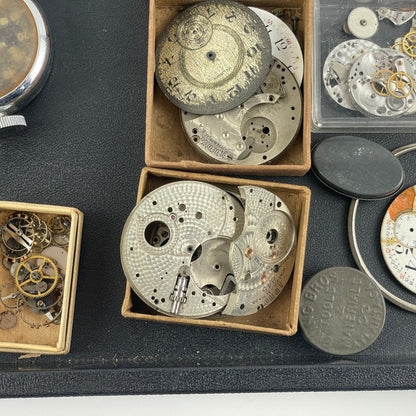 Lot 109- American & Swiss Parts Movements