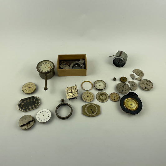 Lot 108- 8-Day Clock Parts