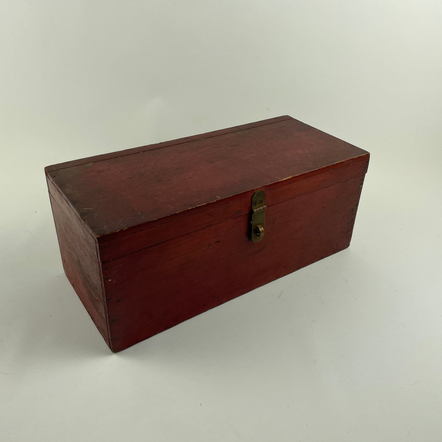 Lot 105- Vintage Wooden Toolbox