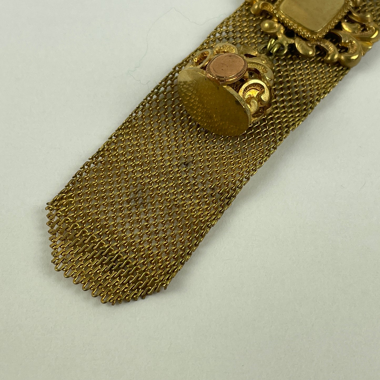 Feb Lot 5- Men's YGF Vest or Pocket Watch Chain w/ wax style fob