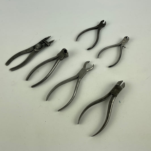 Feb Lot 89- Watchmaker’s & Clockmaker’s Selection of Used Steel Specialty Pliers