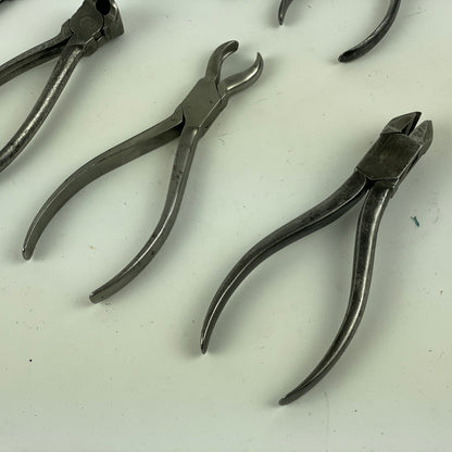 Feb Lot 89- Watchmaker’s & Clockmaker’s Selection of Used Steel Specialty Pliers