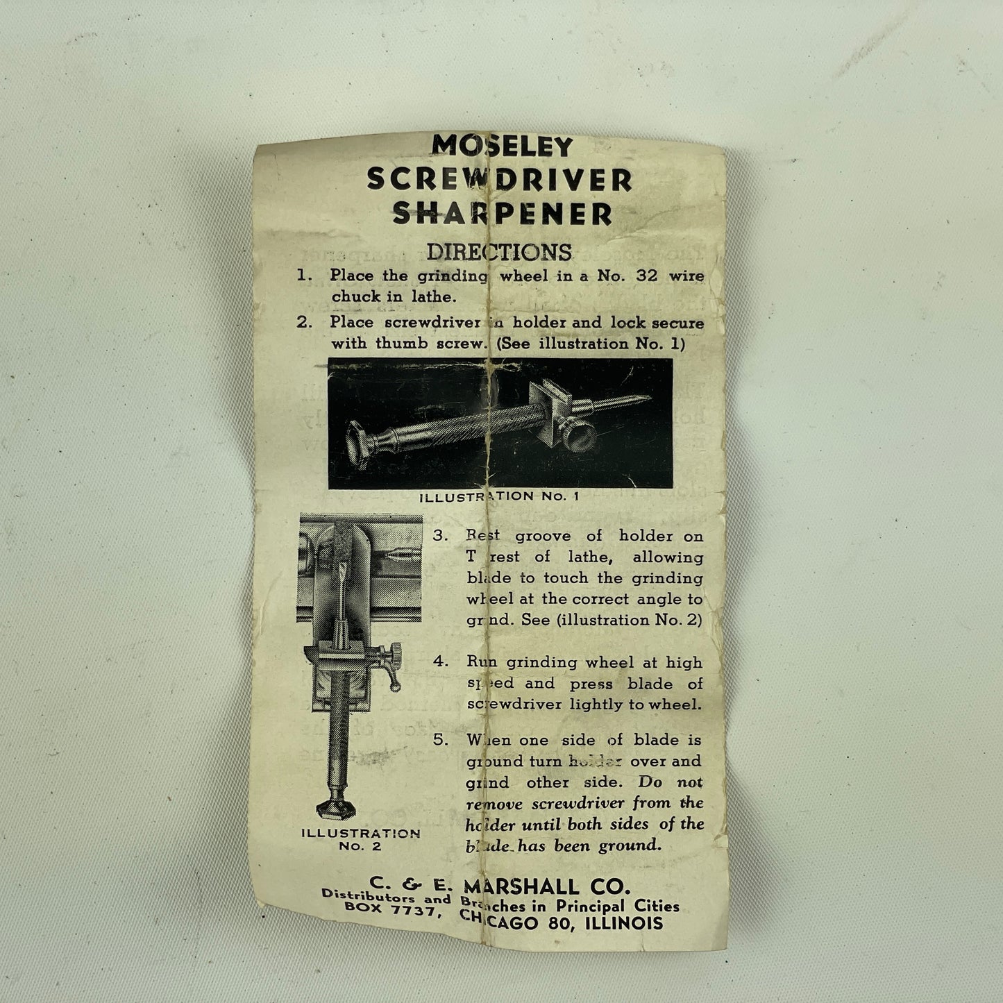 Feb Lot 56- Moseley Boxed No. 42196 Watchmaker’s Screwdriver Sharpener