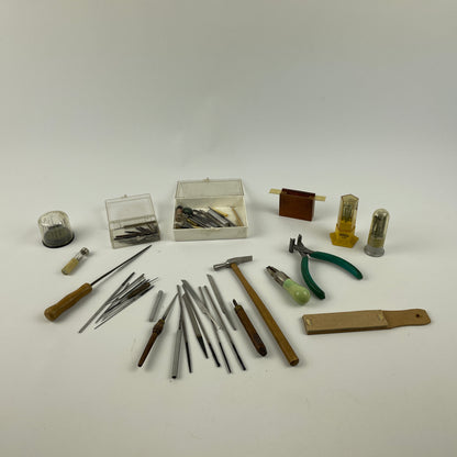 Feb Lot 116- Watchmaker’s Selection of Many Tools